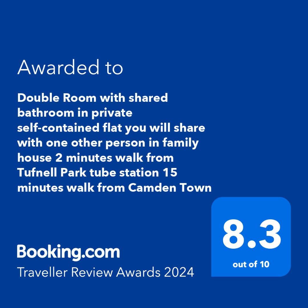 Self-Contained Flat On The 2Nd Floor You Will Share With One Other Guest, In A Family House 2 Minutes Walk From Tufnell Park Station 2Nd Floor With Stairs Лондон Екстериор снимка